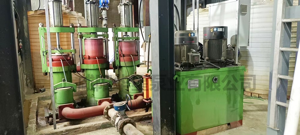 壓濾機(jī)柱塞泵三缸泵現(xiàn)場(chǎng)使用圖片3 洗煤廠大流量壓濾機(jī)節(jié)能入料泵